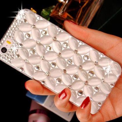 Fashion Bling Phone Cases In White, Bling Iphone 7..