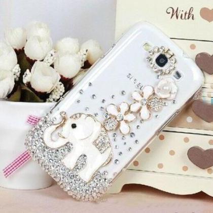 Elephant Crystal Bling Iphone 7 Plus, Iphone 6 6s..