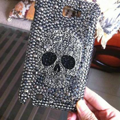 Skull Crystal Bling Iphone 7 Plus, Iphone 6 6s..