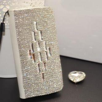 3d Bling Iphone 7 Plus Leather Wallet Case, Iphone..