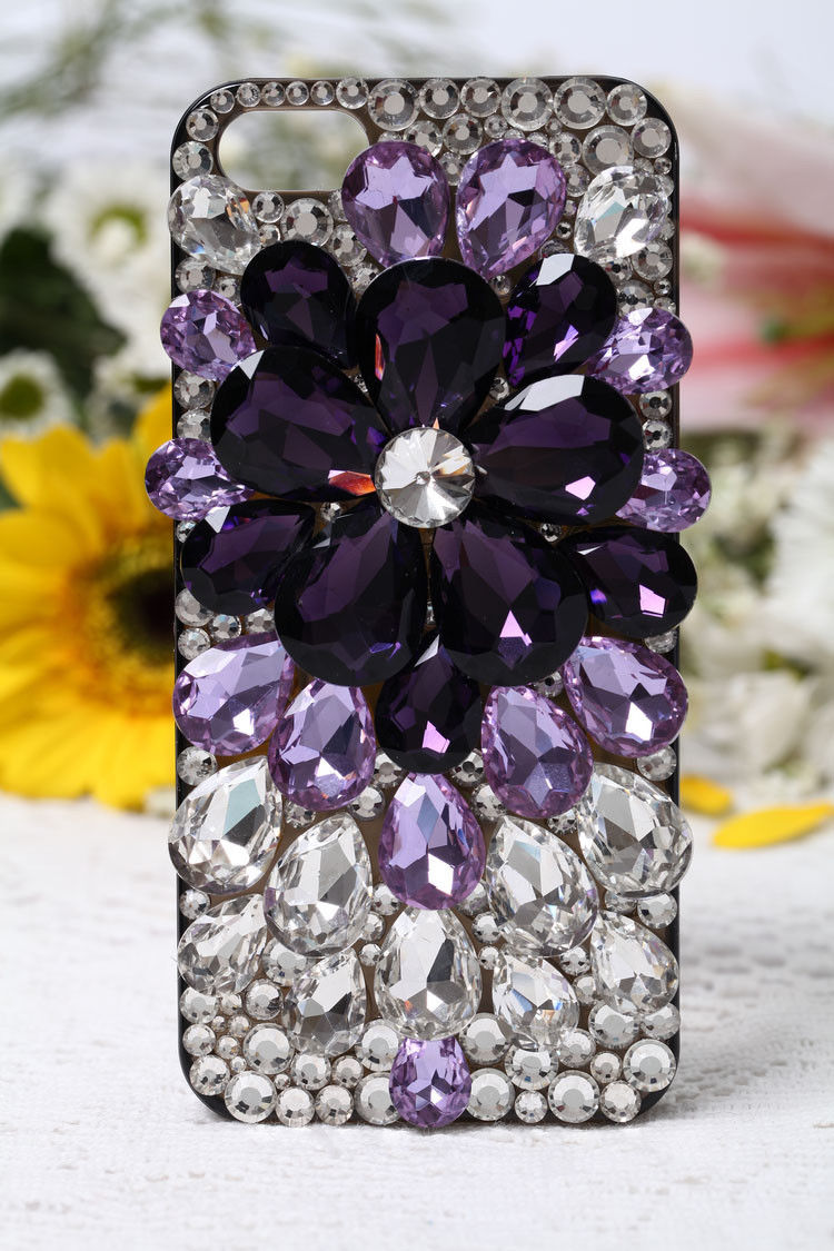 Flower Bling Iphone 7 Plus, Iphone 6 6s Case, Iphone 6 6s Plus Case, Iphone 5s Se Case, Iphone 5c Case, Bling Wallet Case For Samsung Galaxy Note