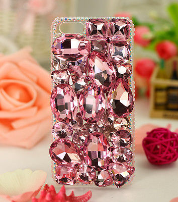 Pink Crystal Bling Iphone 7 Plus, Iphone 6 6s Case, Iphone 6 6s Plus Case, Iphone 5s Se Case, Iphone 5c Case, Bling Wallet Case For Samsung