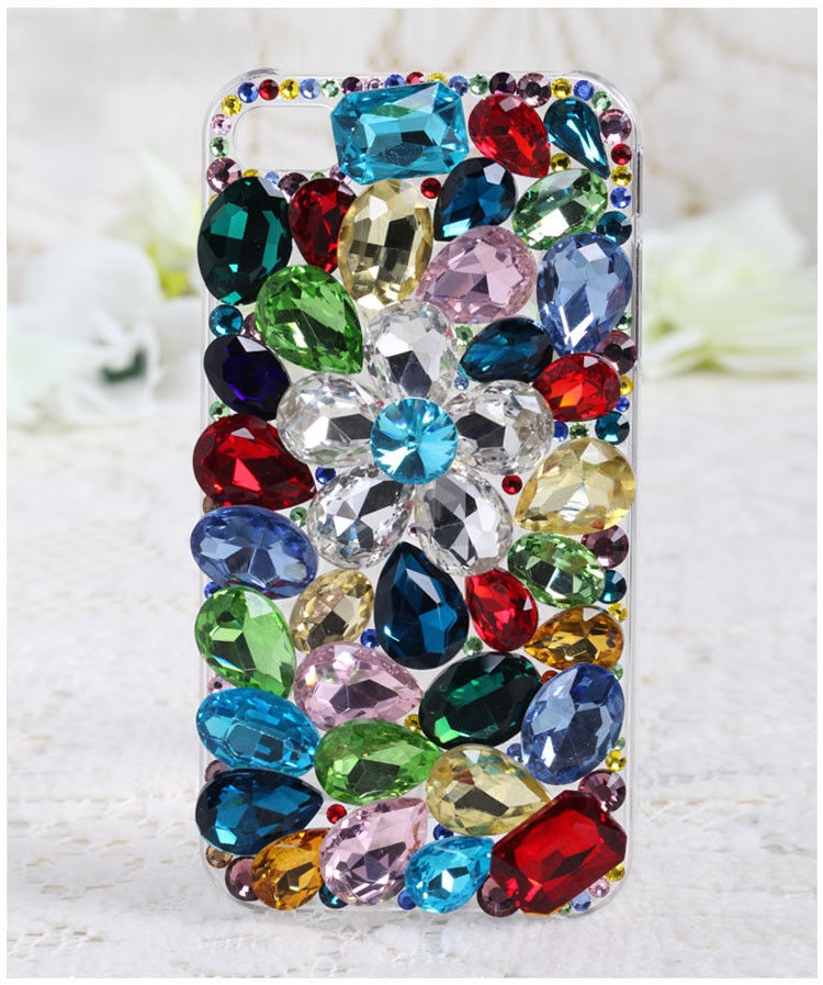 Rainbow Crystal Bling Iphone 7 Plus, Iphone 6 6s Case, Iphone 6 6s Plus Case, Iphone 5s Se Case, Iphone 5c Case, Bling Wallet Case For Samsung