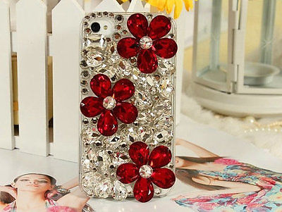 Flower Bling Iphone 7 Plus, Iphone 6 6s Case, Iphone 6 6s Plus Case, Iphone 5s Se Case, Iphone 5c Case, Bling Wallet Case For Samsung Galaxy Note