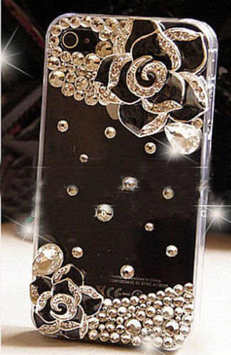 Crystal Flower Bling Iphone 7 Plus, Iphone 6 6s Case, Iphone 6 6s Plus Case, Iphone 5s Se Case, Iphone 5c Case, Bling Wallet Case For Samsung